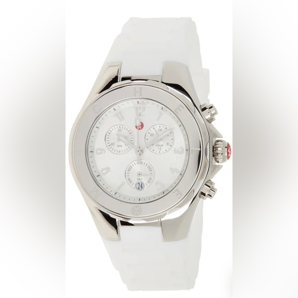 Michele Jelly Bean Chronograph Silicone Watch